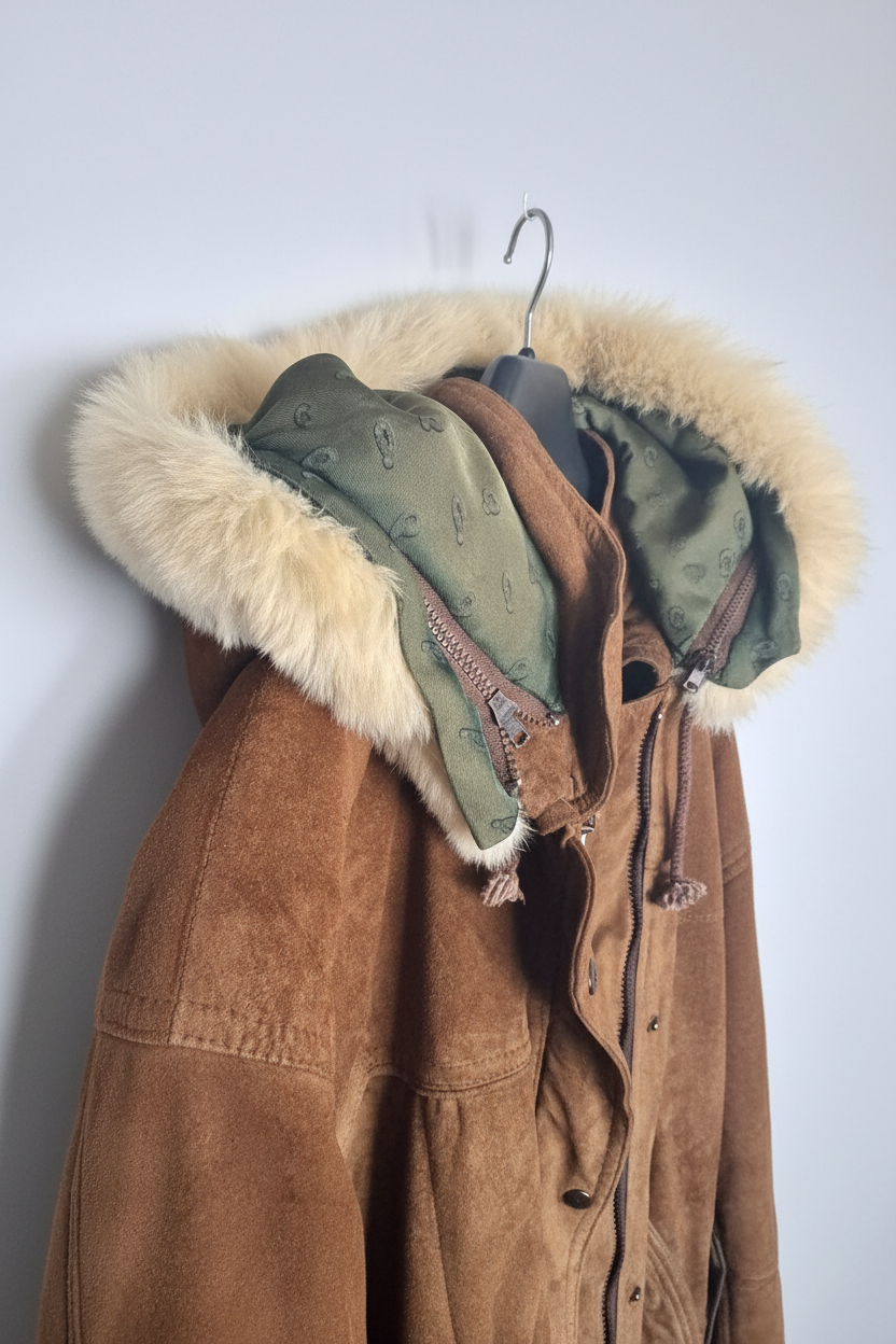 Vintage & Real Leather: A Parca de Camurça que conta uma história 🤎